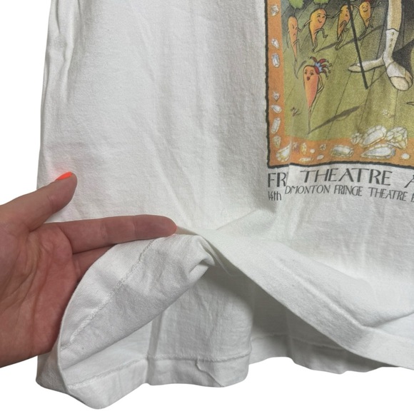 Edmonton Fringe Festival 1995 14 Karat Fringe Tank Top Size XL Rare Vintage - Picture 4 of 6